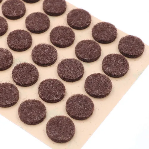 Miniatura 14 de Almohadillas de fieltro para muebles de 3/8 pulgadas de diámetro, redondas 3M, autoadhesivas, protegen gabinetes de cocina, cajones, escritorios