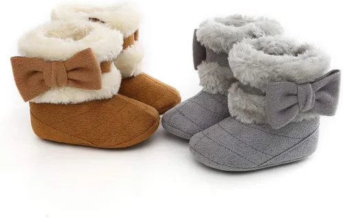 Miniatura 5 de COSANKIM Botas para bebés recién nacidos suela antideslizante suave botas cálidas de invierno para nieve zapatos precaminantes Nieve