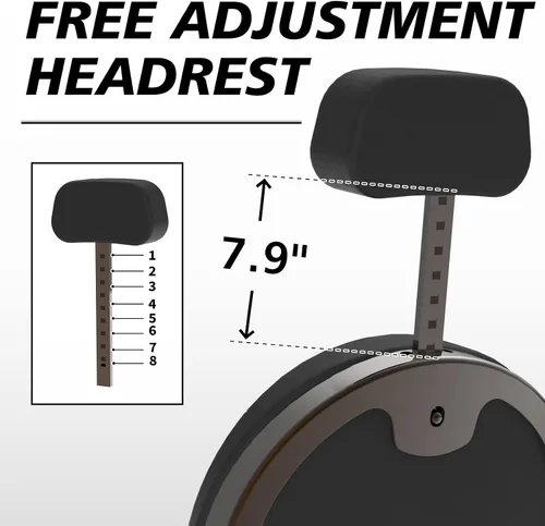 Miniatura 2 de OmySalon Silla de peluquería vintage multiusos, resistente, hidráulica reclinable, silla de belleza estilo retro, giratoria de 360 grados para Negro