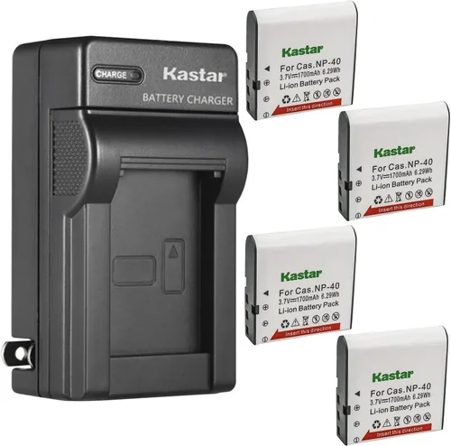 Miniatura 7 de Kastar Cargador de batería de pared AC para Minolta MN4K100Z 4K Ultra HD, Minolta MN4K30NV 4K Ultra HD / 30 MP, Minolta MN100HDZ 1080P HD