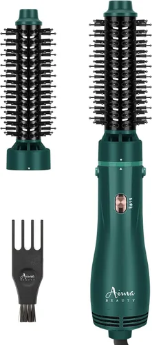 Miniatura 11 de Aima Beauty - Cepillo de aire caliente, secador de pelo profesional de un solo paso y voluminizador 4 en 1, tecnología iónica negativa Verde claro