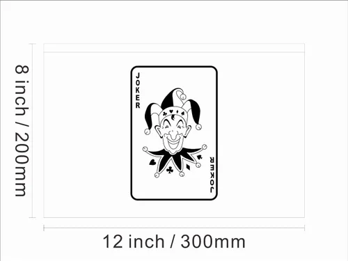 Miniatura 3 de 230096 Joker Poker Card Casino Game Room Display LED Letrero de neón (12 x 8 pulgadas, morado)
