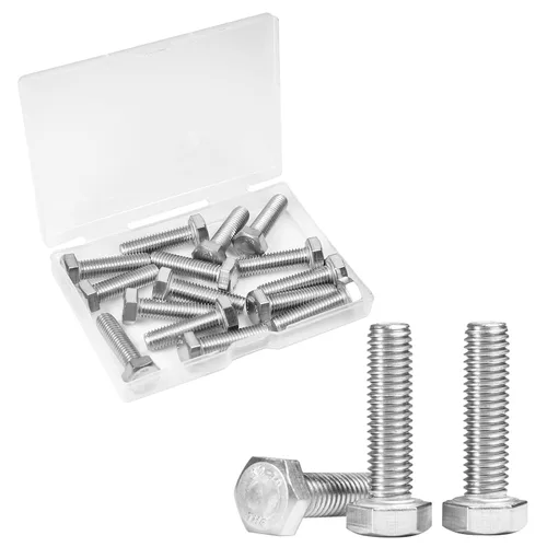 Miniatura 14 de 5 piezas pernos hexagonales M8 M8-1.25 x 120mm pernos de cabeza hexagonal Acero inoxidable 304 M8-1.25mm pernos hexagonales pernos de cabeza
