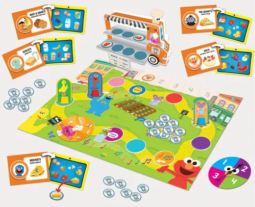 Miniatura 2 de Masterpieces Sesame Street - Juego cooperativo de monstruo de galletas - Entretenimiento familiar divertido para niños y adultos - Educativo