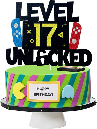 Miniatura 10 de Decoración para pastel de videojuegos desbloqueada de nivel 9 – Nivel 9 desbloqueado impresionante 2013 decoración de pastel de cumpleaños