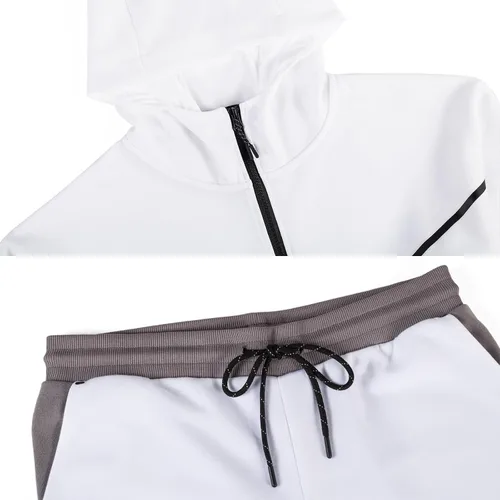 Miniatura 5 de Men's Tracksuits Sweatsuits For Men Hooded Tracksuit Sweatsuit Long Sleeve Full-Zip Jogging Sweatpants 2 Piece