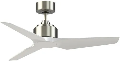 Miniatura 18 de TriAire Custom - Ventilador de techo de 3 aspas, 12.42 pulgadas de alto y 44 pulgadas de ancho, acabado blanco mate, color nogal oscuro Blanco