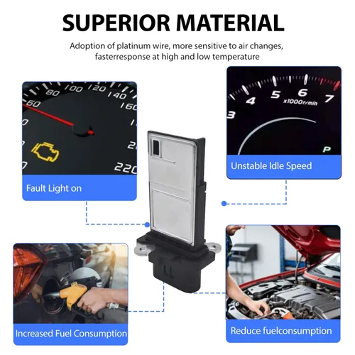 Miniatura 7 de Sensor de flujo de masa de aire 213-4222 MAF para Chevy Impala, Chevrolet Camaro, Colorado, Equinox, GMC Terrain, Canyon, Envoy, Buick Lacrosse