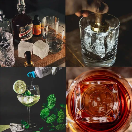 Miniatura 3 de CRASPIRE Sello de hielo con letra G, con cabeza de latón extraíble y mango de metal, sello de marca de hielo de 1.2 pulgadas para cubitos de hielo