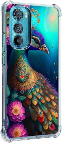 Miniatura 7 de Funda para Motorola Edge 2022, colibrí, mariposa, flores, protección contra caídas, a prueba de golpes, TPU de cuerpo completo, funda protectora