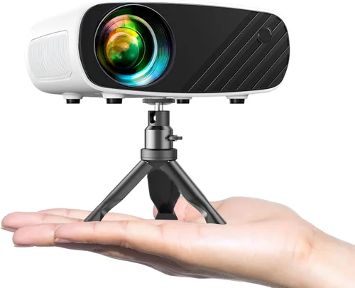 Elephas – 2020 Mini Proyector de Película, 5000 LUX Full HD 1080P Proyector de Video, con 50,000 Horas de Vida de la Lámpara LED y Pantalla de 200