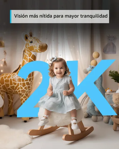 Miniatura 3 de blurams Cámaras 5G para seguridad en el hogar, cámara 2K para mascotas con aplicación de teléfono, cámara interior PTZ de 360° con WiFi de doble
