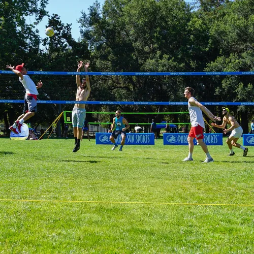 Miniatura 8 de Park & Sun Sports Spectrum Classic: Sistema de red de voleibol profesional ajustable para exteriores