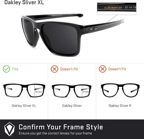 Miniatura 3 de Revant - Lentes de repuesto para Oakley Sliver XL
