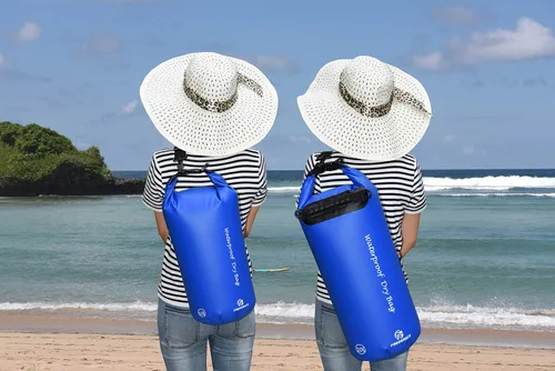 Miniatura 7 de Freegrace - Juego de 3 bolsas secas impermeables, bolsa seca con 2 cierres y correa de hombro desmontable; bolsa de cintura y funda para teléfono