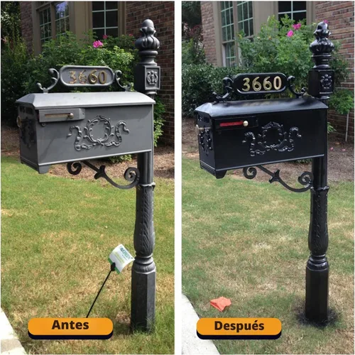 Miniatura 7 de NADAMOO Pintura en aerosol de alta temperatura para metal, acabado mate, para barbacoa y estufa, resistente a altas temperaturas hasta 1200 °F, 1