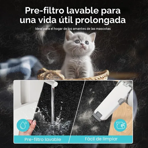 Miniatura 3 de Purificadores de aire para el hogar, habitación grande de hasta 2590 pies cuadrados con pantalla PM 2.5, sensor de calidad del aire, purificador
