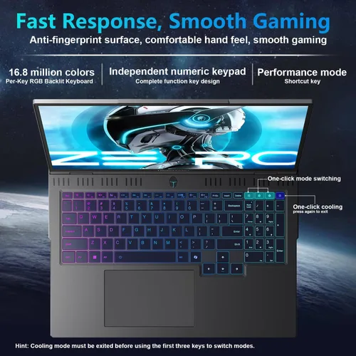 Miniatura 7 de Thunderobot Radiant 16 4060 2.5K portátil para videojuegos pantalla QHD+ de 16" a 240Hz Intel Core i7-14650HX de 14ª generación GeForce RTX