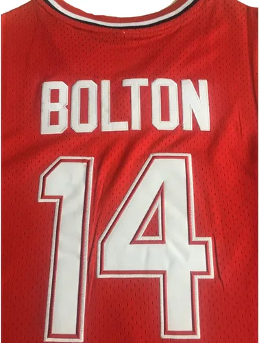 Miniatura 3 de Camiseta de baloncesto de Troy Bolton #14 Wildcats High School Basketball Jersey cosido rojo, camisetas de película Hip Hop
