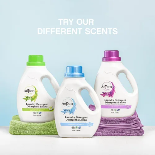Miniatura 4 de AspenClean Detergente natural para ropa lavanda y citronela, 100% natural, orgánico, detergente líquido HE para ropa, vegano, libre de crueldad