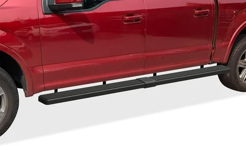 Miniatura 7 de APS (Estilo de estribo plateado) Estribos Barras nerf - Escalones laterales Compatibles con Ford F-150 SuperCrew Cab 2015-2025 y F-150 Lightning