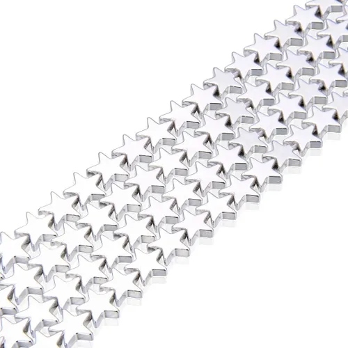 Miniatura 10 de Cuentas sueltas de corazón de cuarzo de cristal genuino para aretes de madera de cristal de perla, pulsera, collar, tobillera colgante, llavero