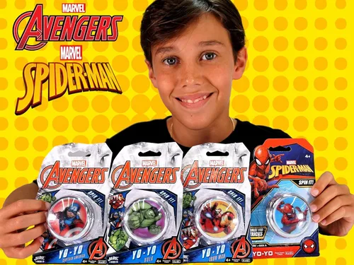 Miniatura 4 de JA-RU Marvel Avengers Toys YoYo Toy (2 unidades Spiderman) Juguete para ansiedad de superhéroes Spiderman y Hulk para niños, Yoyo para Spiderman Yoyo