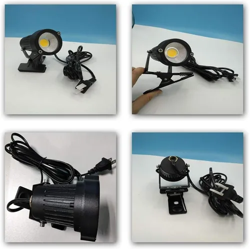 Miniatura 7 de Lámpara LED con clip de 5 W, luz direccional de bala con abrazadera, letrero impermeable para exteriores, iluminación de pizarra, lámpara de trabajo