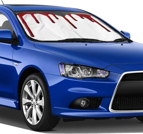 Miniatura 4 de Parasol para parabrisas de automóvil con inicial floral, letra Q, parasol plegable para automóvil, bloquea los rayos UV para automóvil, camión, SUV