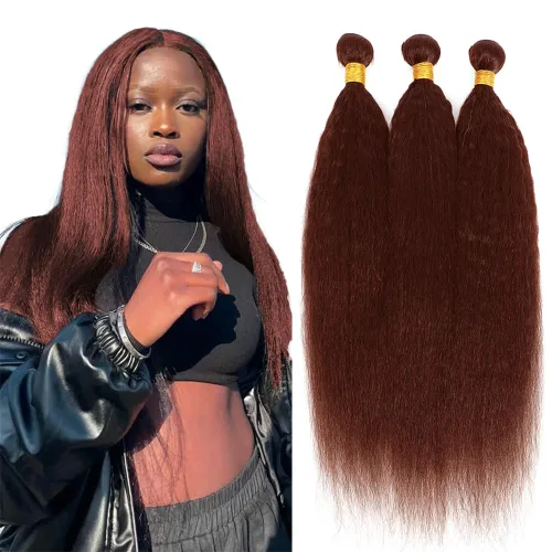 Miniatura 187 de Color 30 paquetes de cabello humano marrón onda del cuerpo paquetes 8 10 12 pulgadas brasileño virgen Remy extensiones de cabello humano doble trama