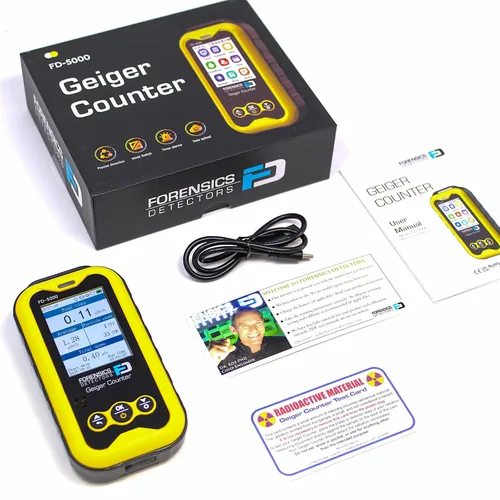 Miniatura 6 de Contador Geiger + Tarjeta de prueba de radiación Sensor de vida mejorado de 20 años Detector de radiación Beta, Gamma y rayos X Aprobado
