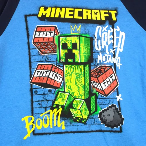 Miniatura 5 de Minecraft Camiseta con capucha de manga larga para niños