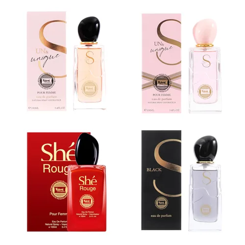 Miniatura 10 de Hybrid & Company Mujer 4 unids Black Opinion La Vie En Rose Paris Para Su Primavera Floración Perfume Natural Spray Fresco Fragancia