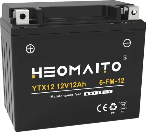 Miniatura 12 de Batería de plomo-ácido YTX4L-BS, 12V 4Ah, 140 CCA, 6MF4L sin mantenimiento, para batería de motocicleta AGM, motocicletas 50–100 CC, ATV 50–90 CC