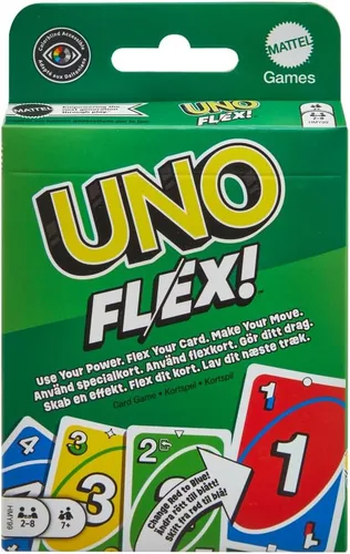 Juego de cartas UNO Flex, juegos divertidos para adultos y noches de juegos de fiesta, de 2 a 6 jugadores