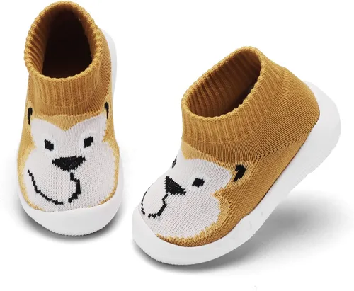 Miniatura 3 de Engtoy Baby Sock Shoes Baby Walking Shoes Infant Non-Slip Breathable Slippers with Soft Rubber Sole Baby Boys Girls Slip On Sneakers