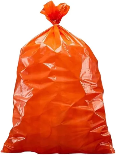 Plasticplace Bolsas de basura de 32-33 galones │ 1.2 mil │ Revestimientos para botes de basura naranjas │ 33 pies x 39 pulgadas (100 unidades)