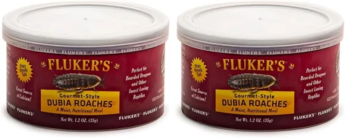Miniatura 12 de Comida enlatada Gourmet de Fluker's para Reptiles, Peces, Aves y Animales Pequeños, Grillos, 1.2 oz