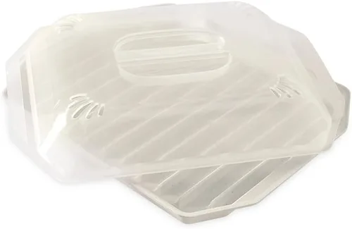 Miniatura 7 de Nordic Ware Estante para tocino con tapa, 10.25x8x2 pulgadas