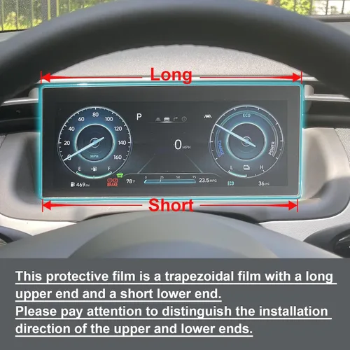 Miniatura 2 de SXCY Protector de pantalla para Hyundai Tucson/Santa Cruz 2022 2023 2024 de 10.25 pulgadas para Hyundai Tucson SE/SEL/XRT/N Line/Limited Accesorios