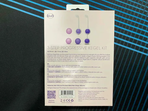 Miniatura 14 de Blush Wellness - Kit de entrenamiento progresivo de Kegel de 6.25 pulgadas, aprieta el músculo vaginal, 9 combinaciones de peso, bolas de huevo