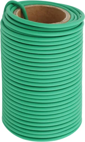 Brida de alambre flexible para jardín, lazos suaves para plantas, soporte para plantas para apoyar y fijar ramas de plantación de jardín, Verde
