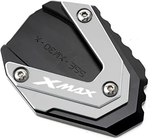 Miniatura 6 de WONANG Motorcycle Side Stand pad for Y&AMAHA Xmax 300 2023 Xmax 125 250 400 X-MAX300 Motorcycle CNC Side Stand Enlarger Kickstand Pad (Color : 1)