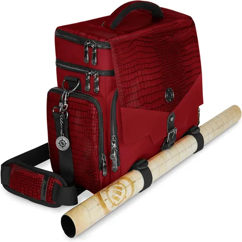 Miniatura 16 de ENHANCE Bolsa de viaje para DND Edición Coleccionista, bolsa compatible con Dungeons and Dragons, soporte para alfombrilla de batalla, bolsillos
