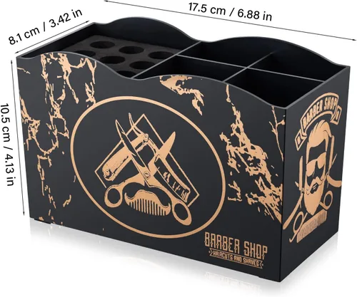 Miniatura 5 de Noverlife - Caja organizadora profesional para tijeras de barbero, organizador de almacenamiento para tijeras de peluquería de salón, peines, clips