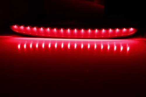 Miniatura 7 de iJDMTOY OEM Spec lente ahumada completa LED tapa del maletero tercer conjunto de barra de luz de freno compatible solo con Audi TT Coupe 2008-2015