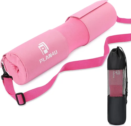 Plan4U Almohadilla de barra para mujeres/hombres, almohadilla para sentadillas para peso muerto, prensa de banco, estocadas, soporte de hombro y Rosa