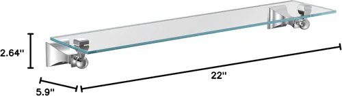 Miniatura 2 de Moen Estante de vidrio retraído, DN8390CH