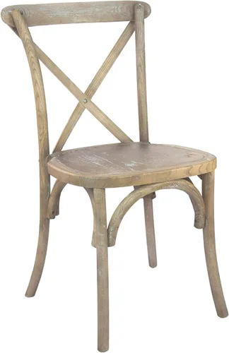 Miniatura 16 de Flash Furniture Advantage Medium con silla X-Back de grano blanco Grano blanco medio