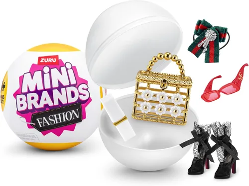 Mini Brands Fashion Series 3 de ZURU, cápsula misteriosa coleccionable, juguete para niñas, bebé miniatura realista, juego y accesorios